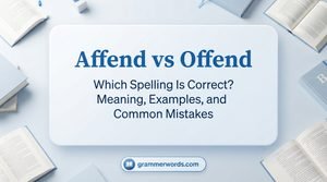 Affend or Offend