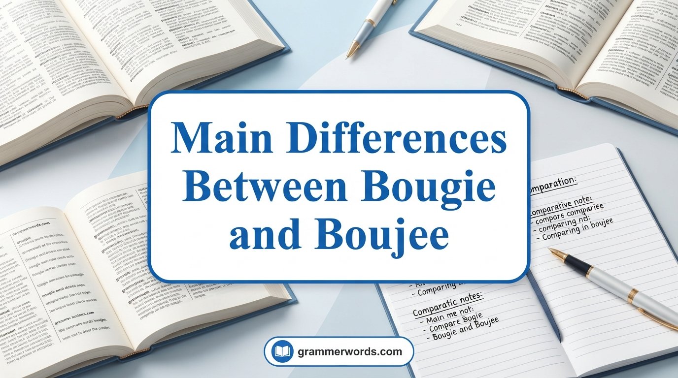 Main Differences Between Bougie and Boujee