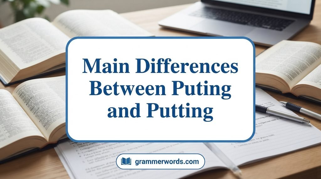 Main Differences Between Puting and Putting