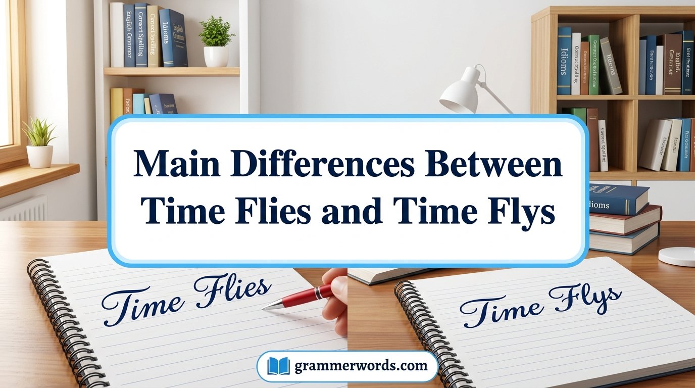 Main Differences Between Time Flies and Time Flys