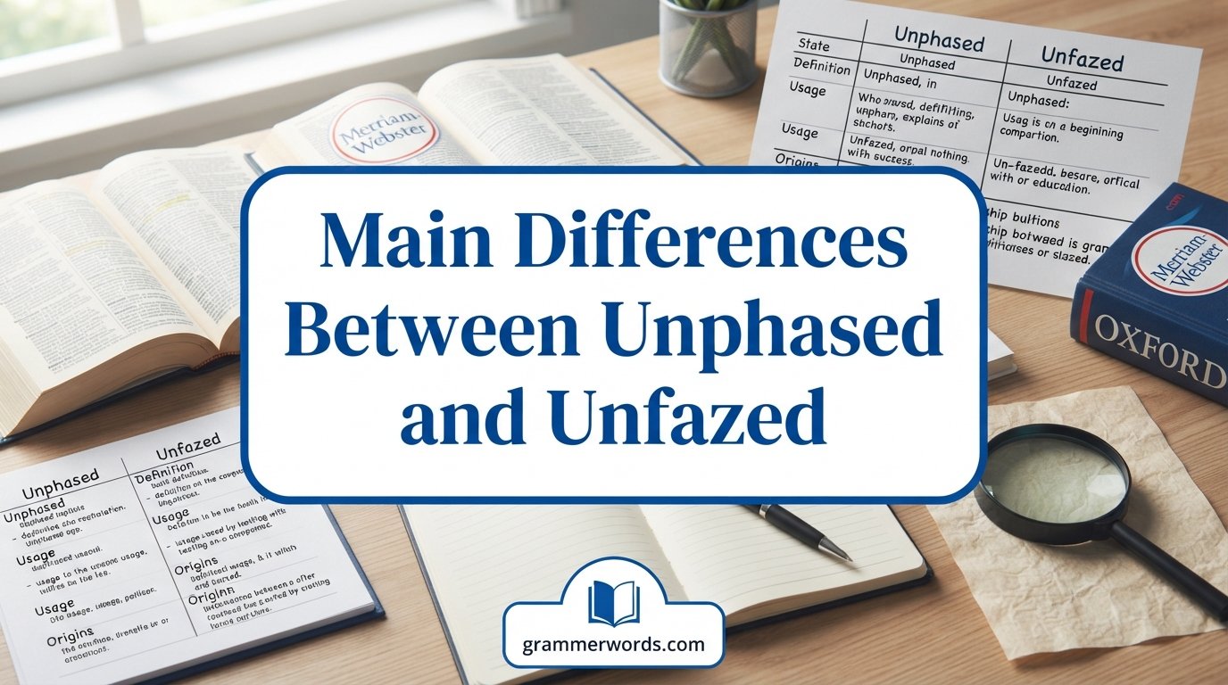 Main Differences Between Unphased and Unfazed