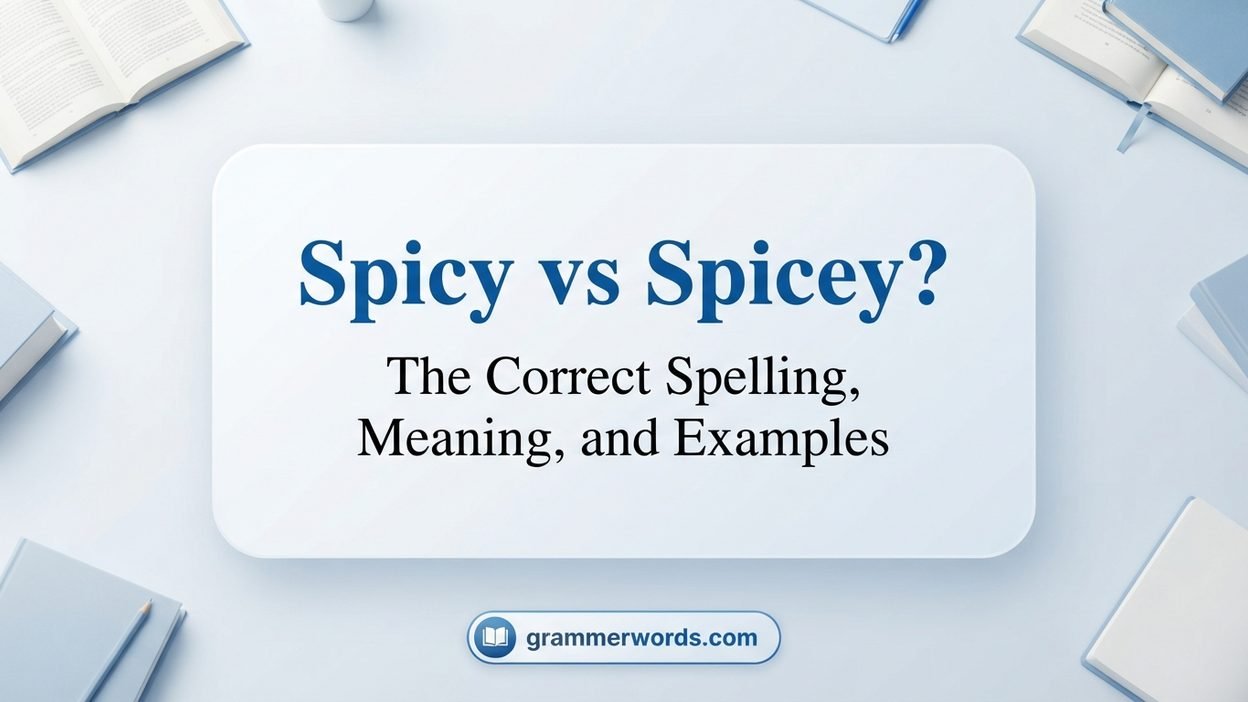 Spicy or Spicey?