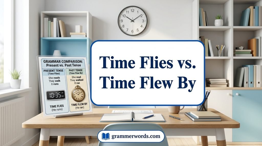 Time Flies vs. Time Flew By