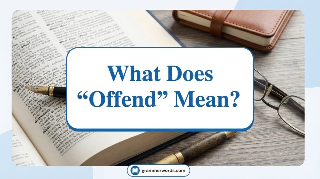 What Does “Offend” Mean?