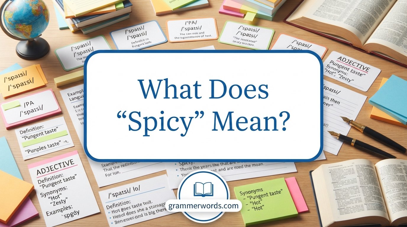 What Does “Spicy” Mean?