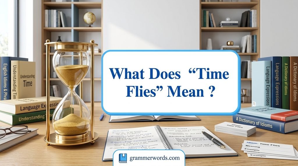 What Does “Time Flies” Mean?