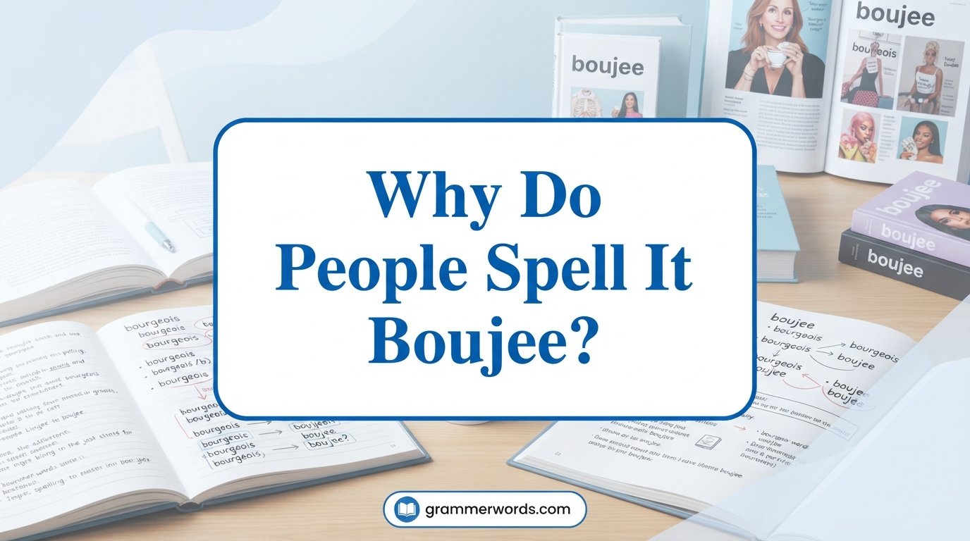 Why Do People Spell It Boujee?